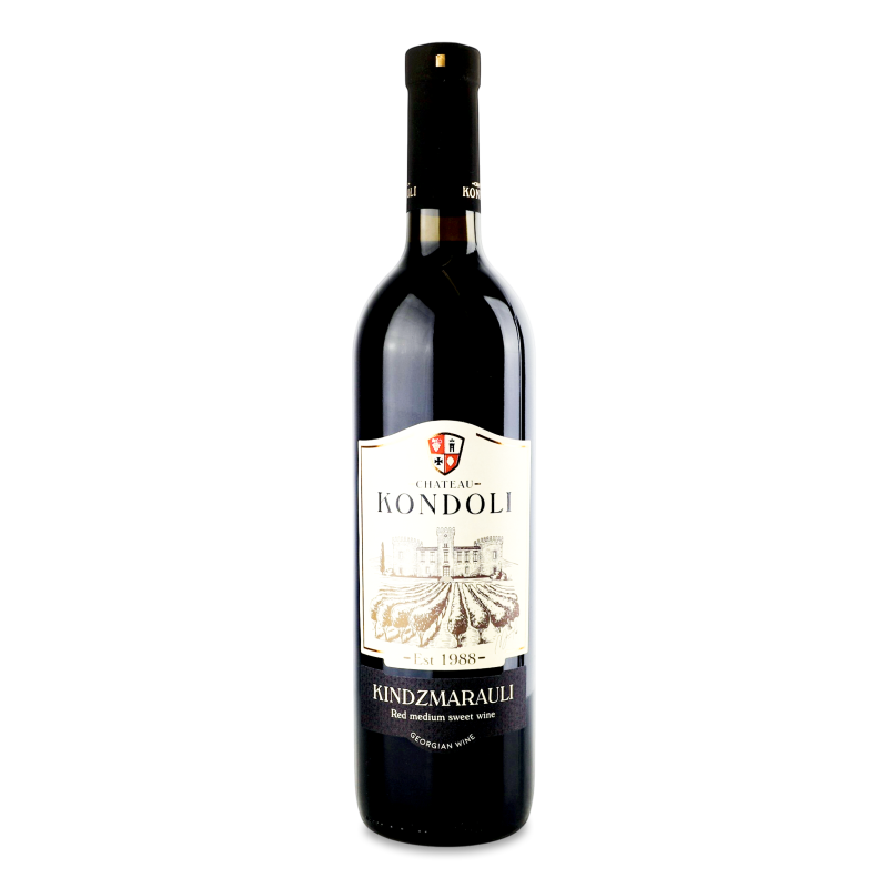 Вино Kindzmarauli червоне н/солодке 11-13% 0,75л Chateau Kondoli