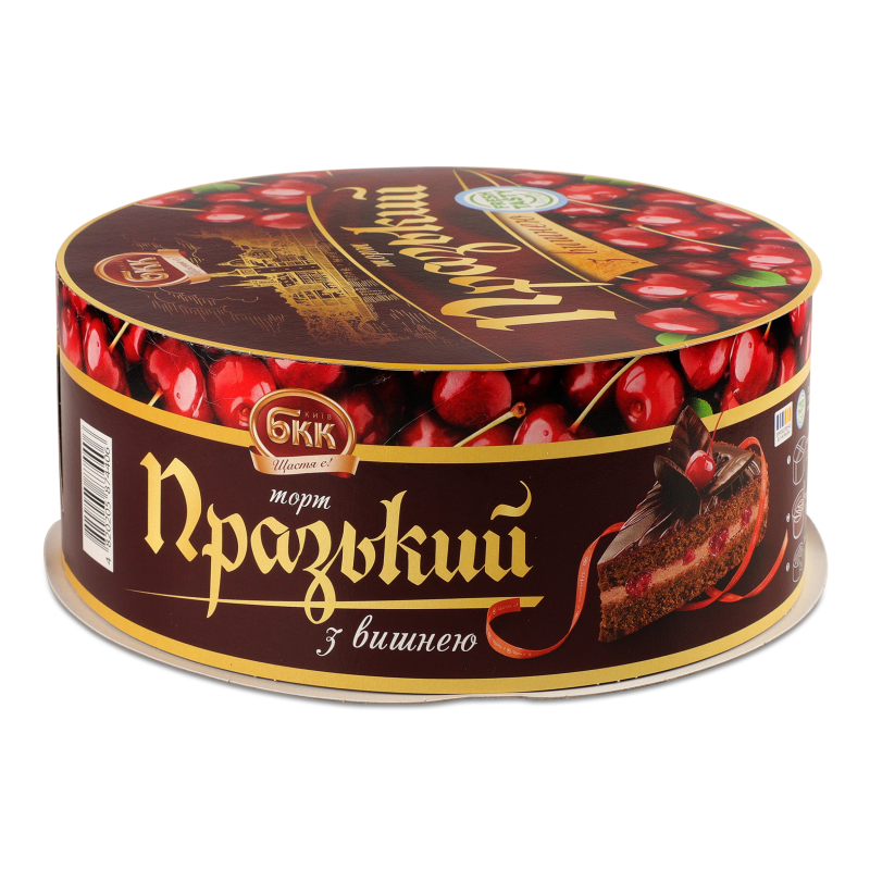 Торт Празький з вишнею 450г БКК