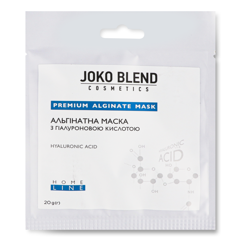 Маска альгінатна з гіалуроновою кислотою 20г Джоко Бленд