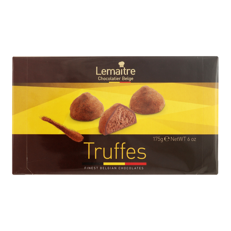 Трюфелі шоколадні з начинкою Truffes Lemaitre к/у