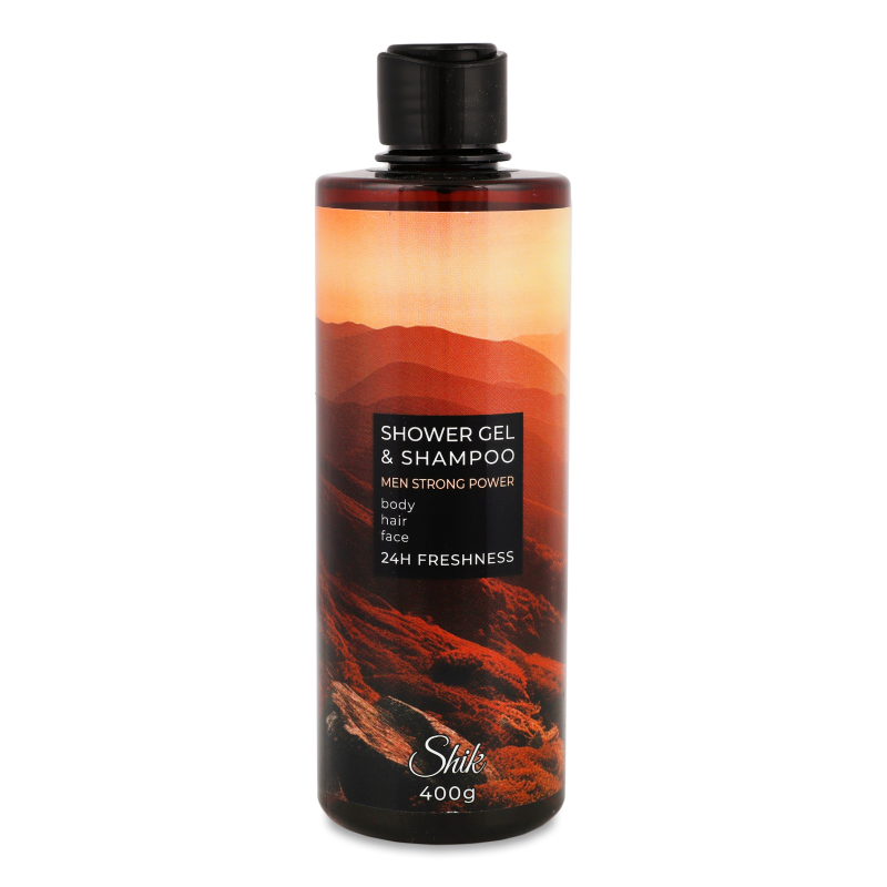 Гель-шампунь д/душу Мен 3в1 Стронг павер д/чоловіків 400г Шик