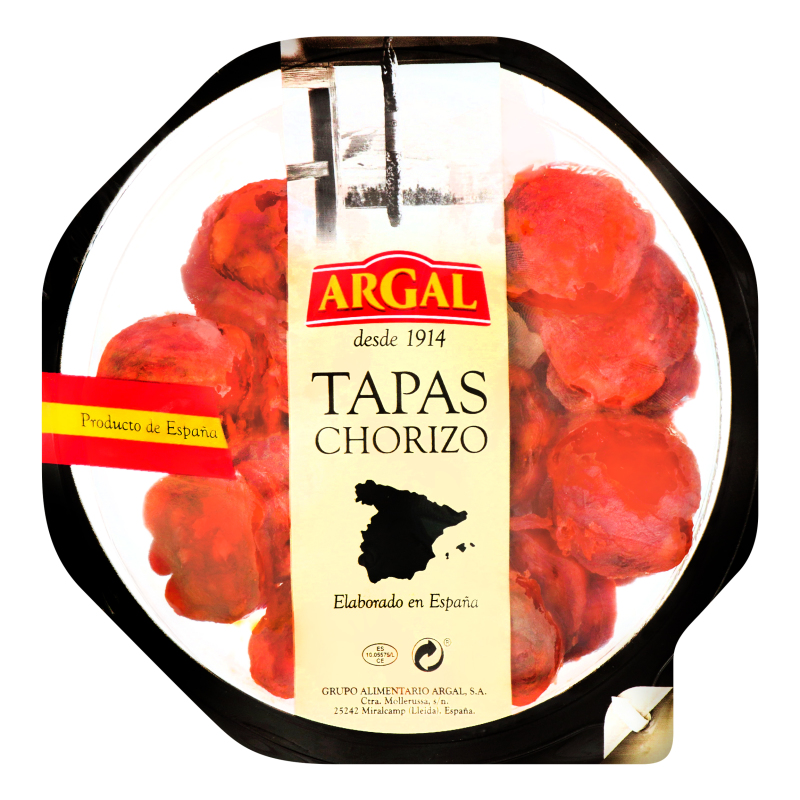 Ковбаса Tapas Chorizo Argal с/в лоток