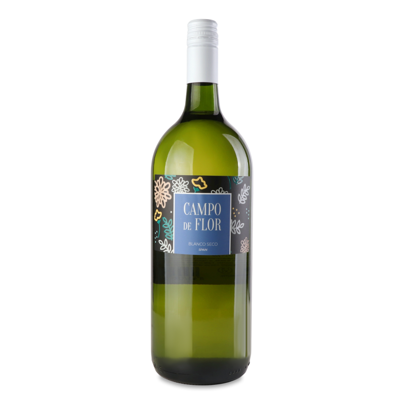 Вино біле сухе 11% 1,5л Campo de Flor