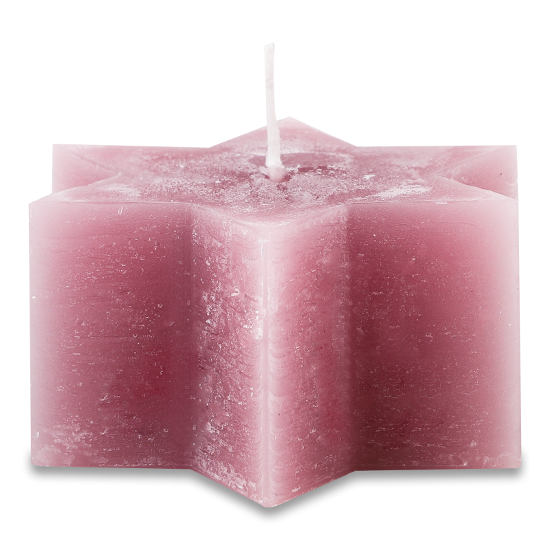 Свічка Зірка сливова SD 09*04/1-4.4 Candy Light