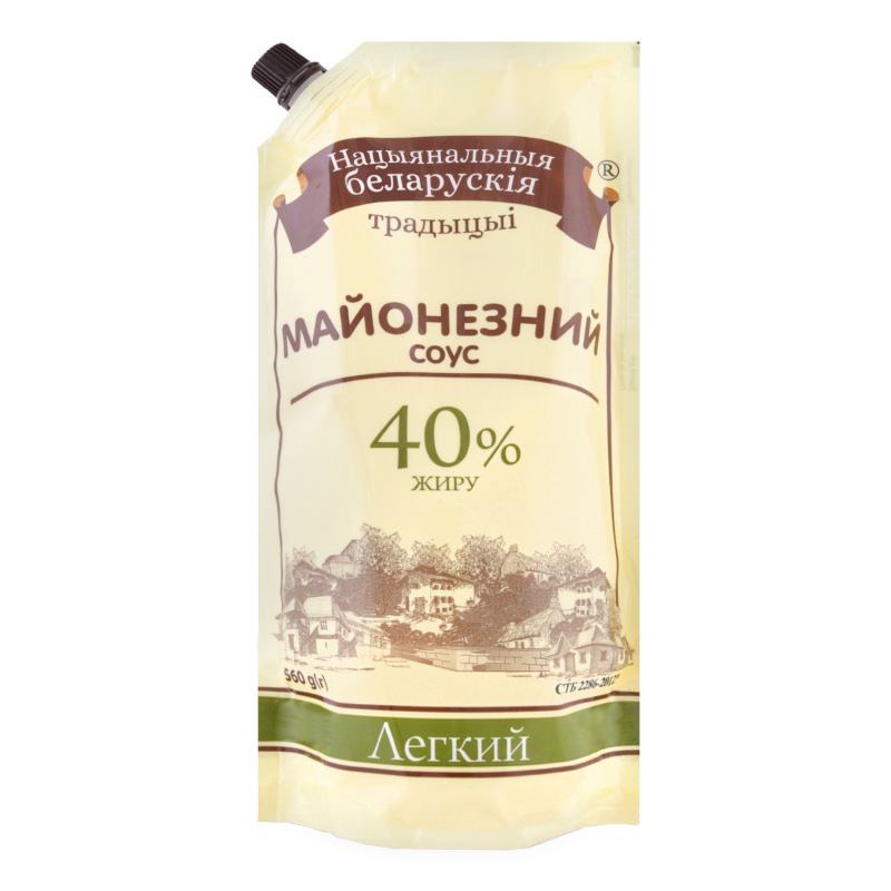 Соус майонезний 40% Легкий Нацыянальныя беларускія традыцыі д/п