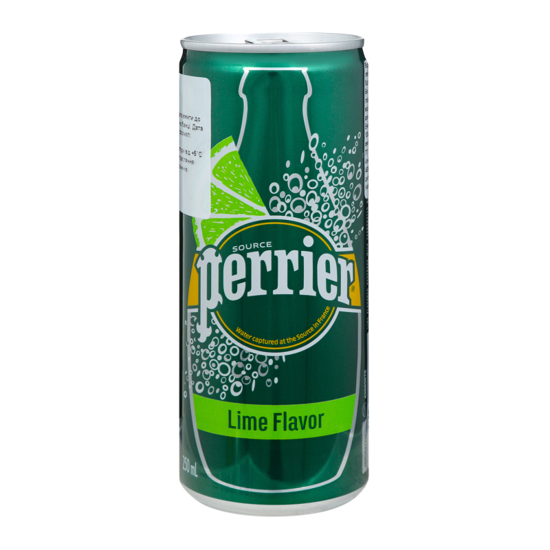 Вода минеральная со вкусом лайма Perrier ж/б 0.25л Perrier ...