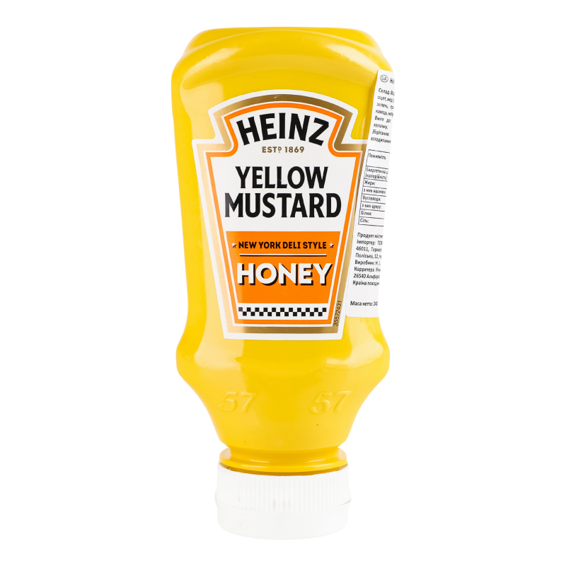 Гірчиця З медом Heinz п/пл
