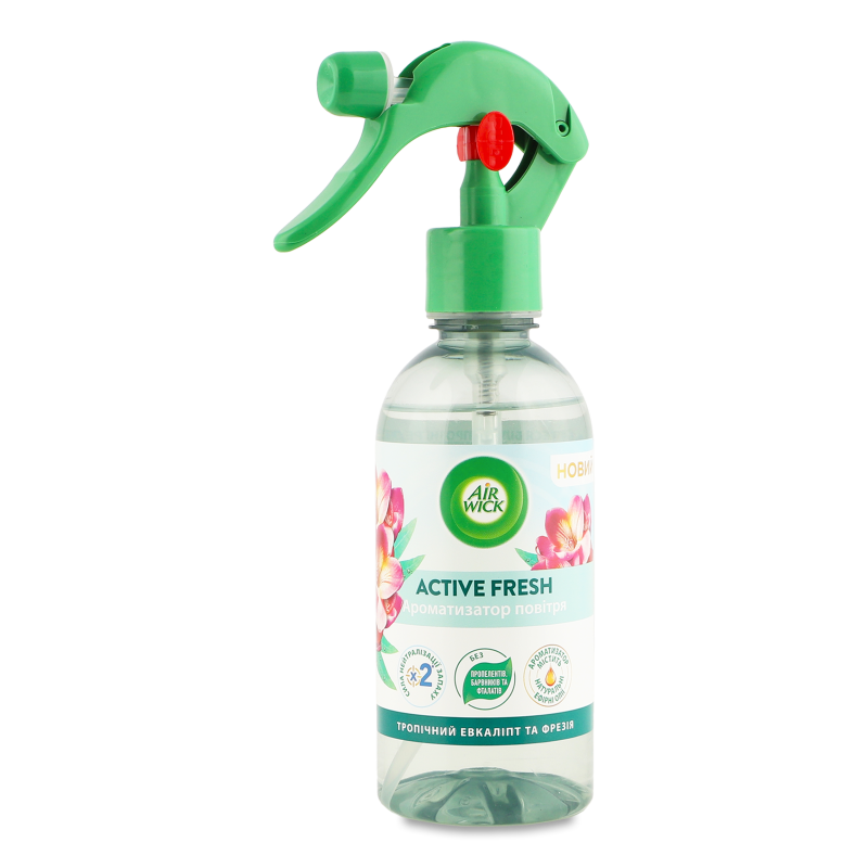 Ароматизатор повітря Ектів Фреш Тропічний евкаліпт та фрезія 237мл спрей Еір вік