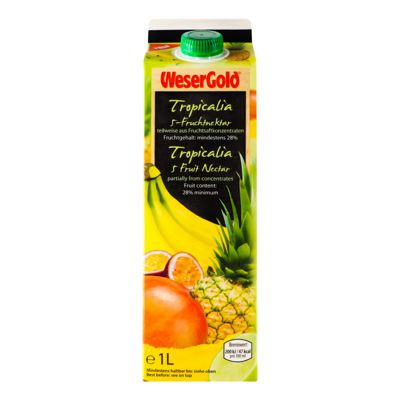 Нектар 5 фруктів Tropicalia WeserGold п/п