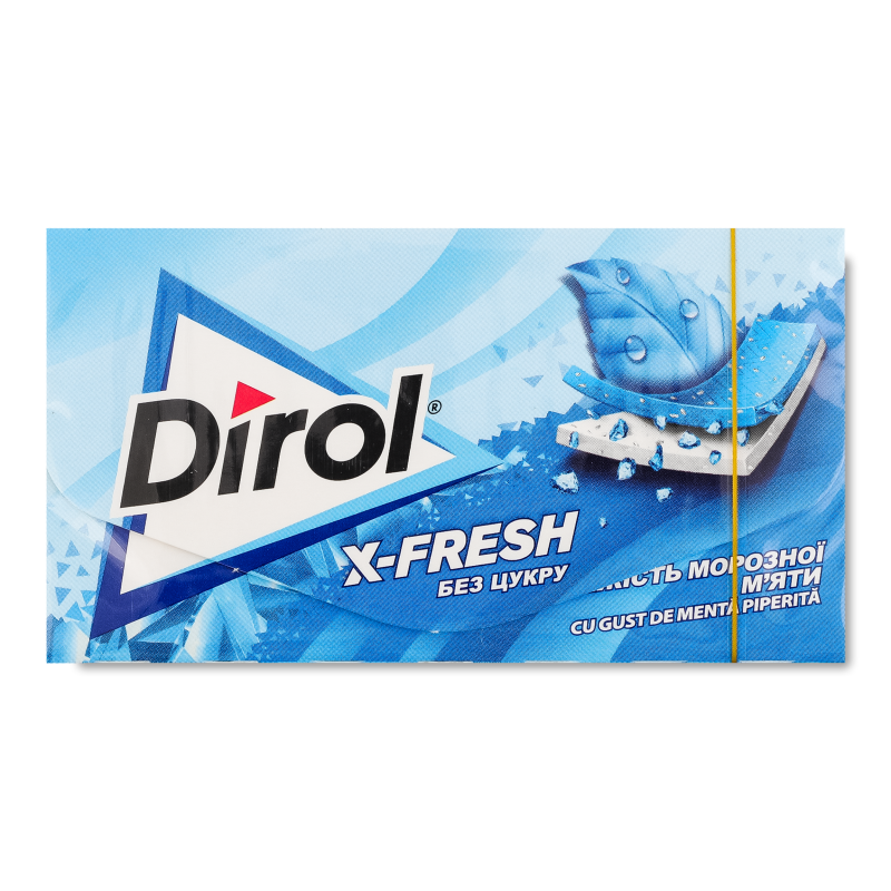 Гумка жувальна Ікс-Фреш Свіжість морозної м”яти 13,5г коробка Дірол