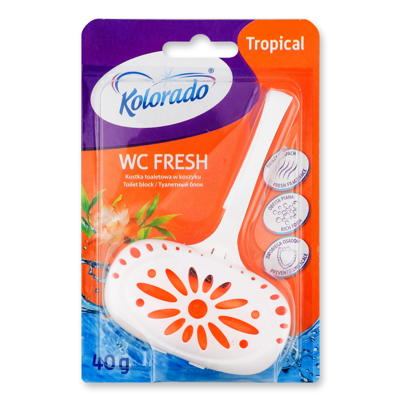 Освіжувач д/туалету ВС Фреш Тропікал 40г з корзинкою Колорадо