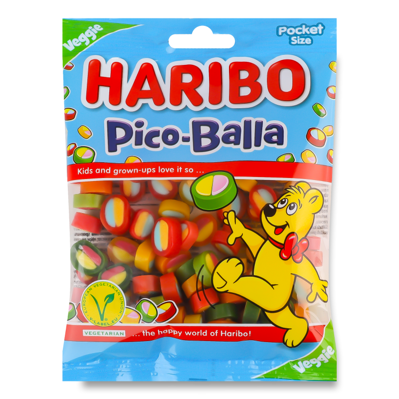 Цукерки жувальні Pico-Balla 85г Haribo