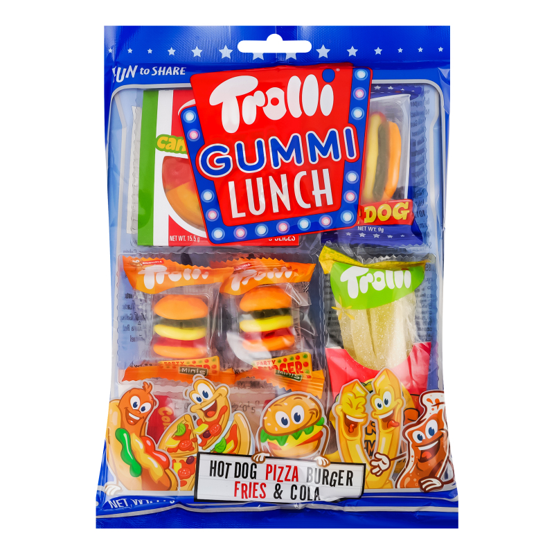 Мармелад жевательный Gummi lunch Trolli м/у 77г Trolli