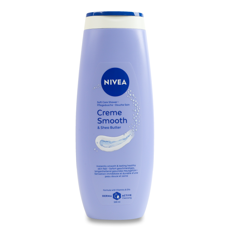 Гель-догляд д/душу Creme Smooth&Shea butter 500мл Nivea