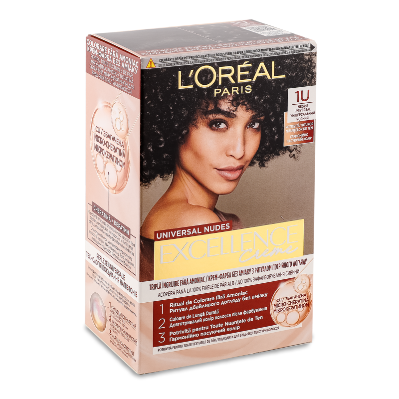 Крем-фарба д/волосся Excellence Creme 1U чорний L’Oreal