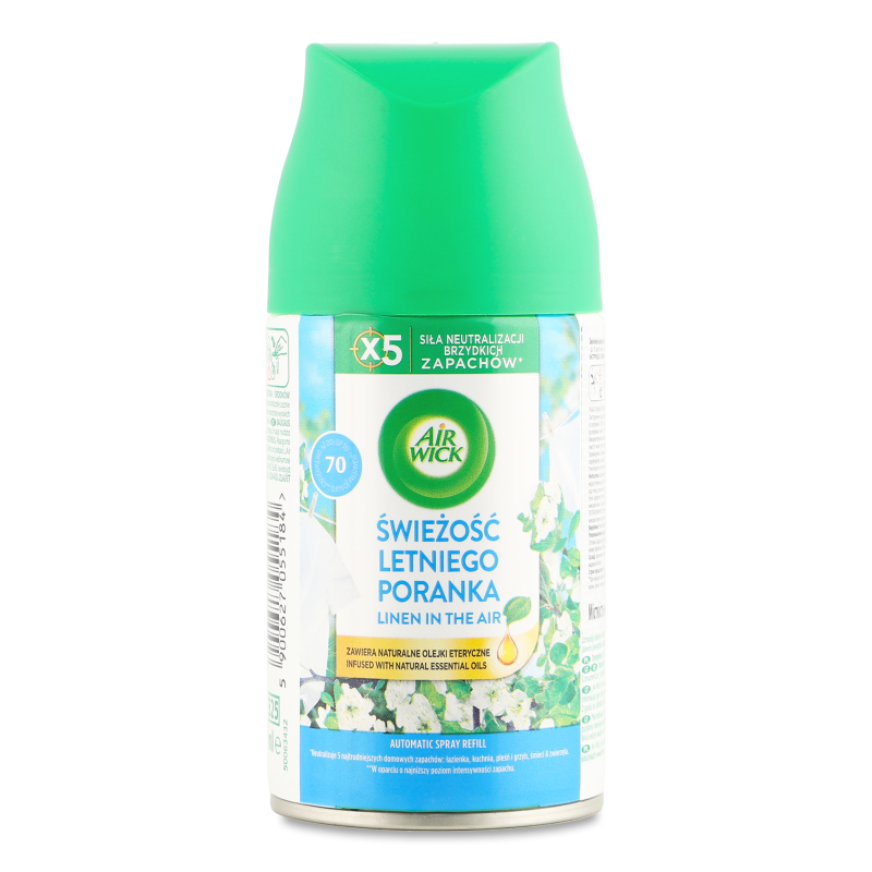 Освіжувач повітря Літній ранок автоматичний 250мл запаска Air Wick