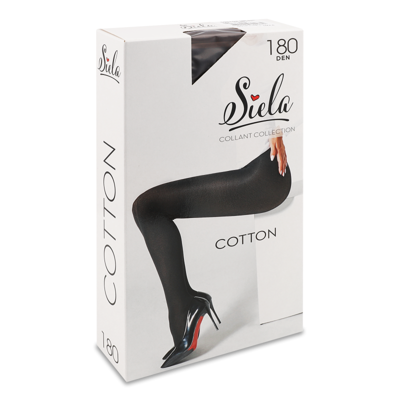 Колготи жіночі Коттон неро 180ден р.4 Сіела