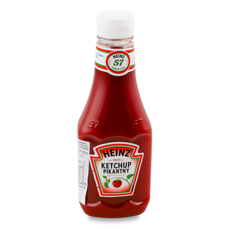 Кетчуп Гострий 455г пет Heinz