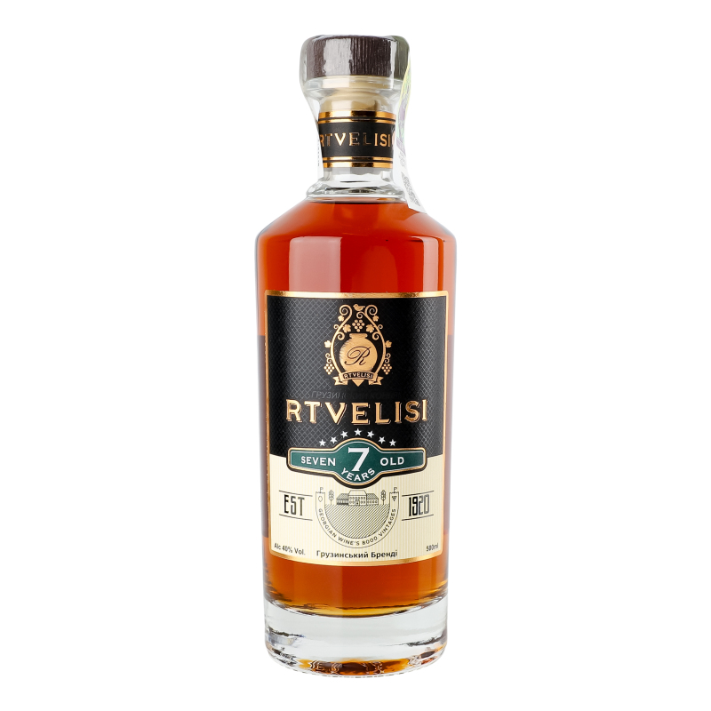 Бренди 0.5л 40% 7YO Rtvelisi бут Rtvelisi(14860117330550): купить