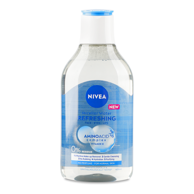 Вода міцелярна МіцеллЕір Дихання шкіри д/нормальної та комбінованої шкіри 400мл Нівея