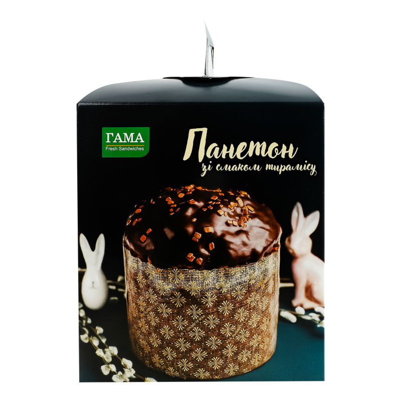 Панетон зі смаком тирамісу Гама Fresh Sandwiches к/у