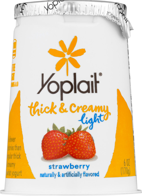 Yoplait Light Thick & Creamy Strawberry Flavored Fat Free Yogurt Yoplait(70470180816) customers