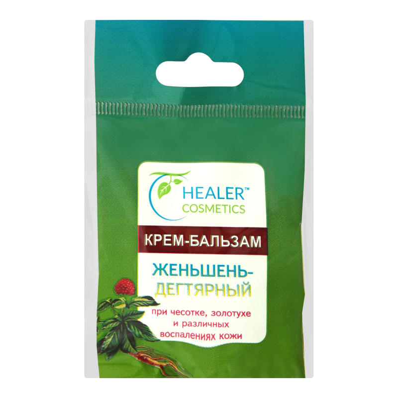 Крем-бальзам Женьшень-дегтярный Healer Cosmetics 10г Healer Cosmetics ...