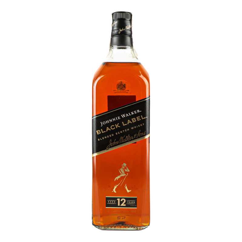 Виски 1л 40% 12 years Black Label Johnnie Walker бут Johnnie Walker ...
