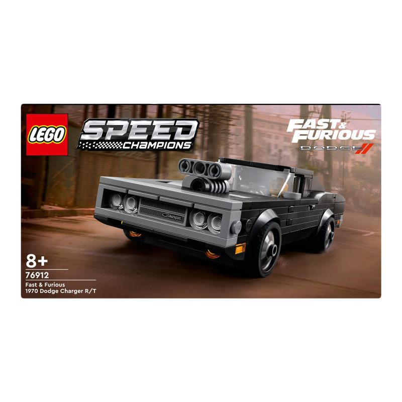 Конструктор для детей от 8лет №76912 1970 Dodge Charger R/T