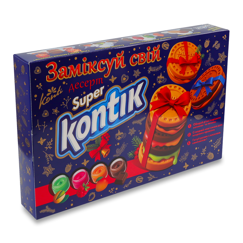 Набір кондитерський Зроби свій Super Kontik сам 536г Konti