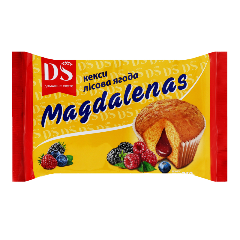 Кексы Лесная ягода Magdalenas Домашнє свято м/у 210г Домашнє Свято ...