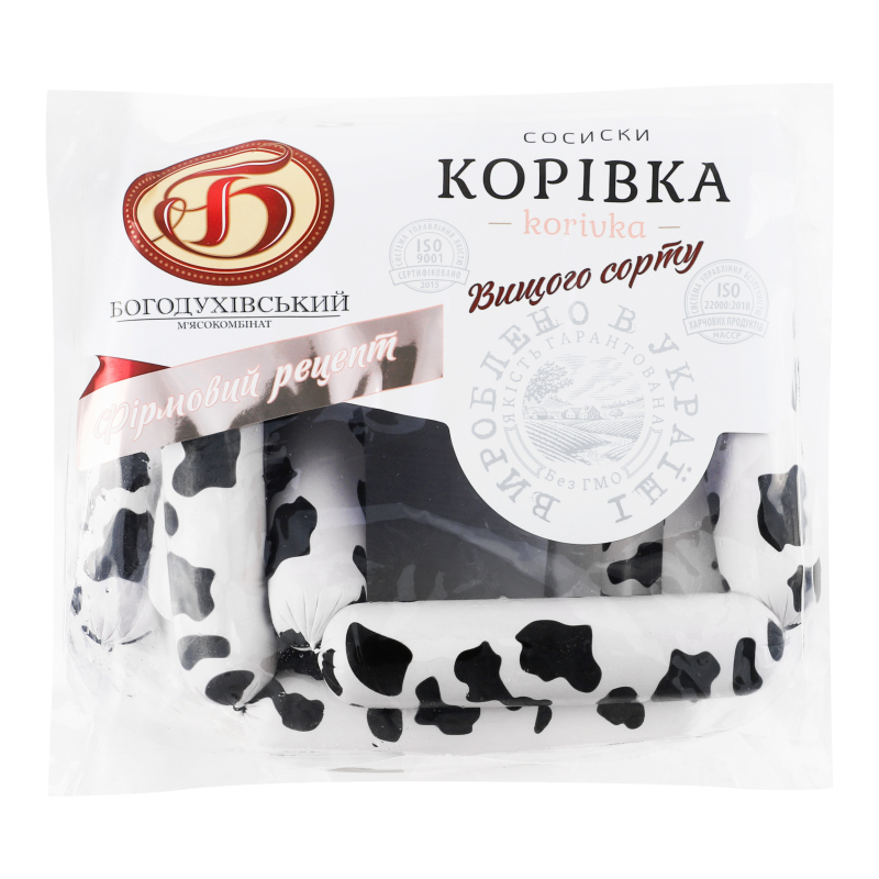 Сосиски Корівка Богодухівський м'ясокомбінат в/с кг
