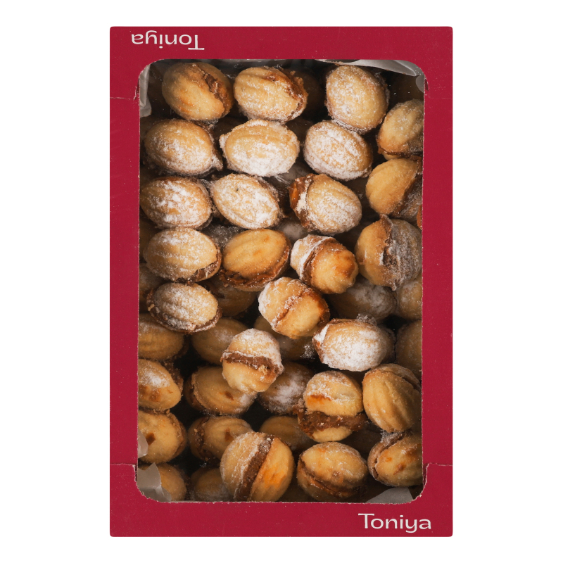 Печиво здобне з начинкою Горіх-згущик Toniya кг