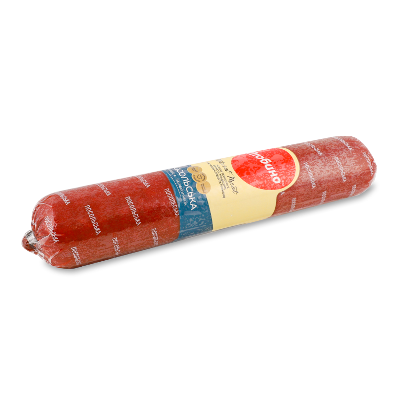 Ковбаса Посольська н/к 1г 460г в/у Глобино