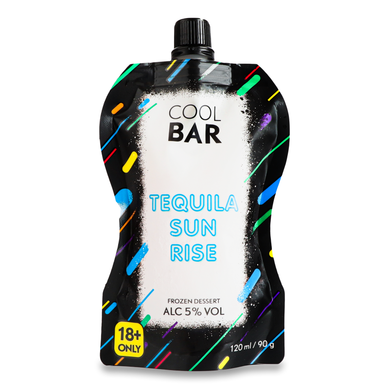 Десерт Текіла Санрайз з горілкою заморожений 5% 90г пауч Cool Bar