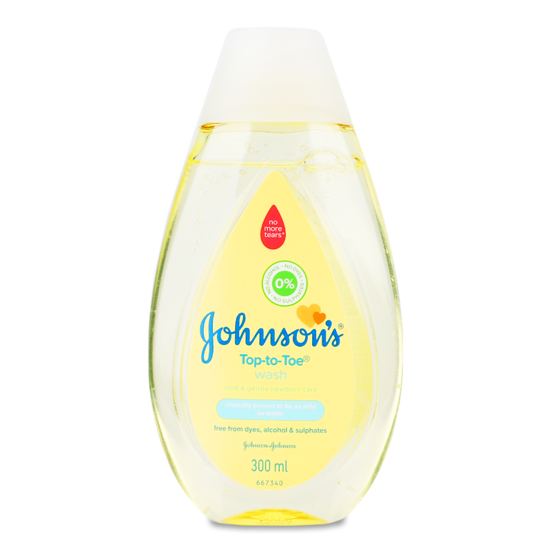 Піна-шампунь дитячий Top-to-Toe 300мл з дозатором Johnson’s Baby