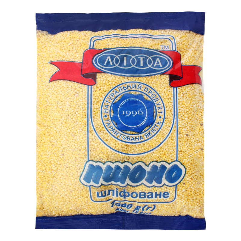 Пшено шлифованное Літа м/у 1000г Літа(14820038420044): купить в ...