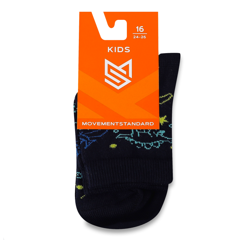 Шкарпетки дитячі темно-сині р.16 MovementStandard