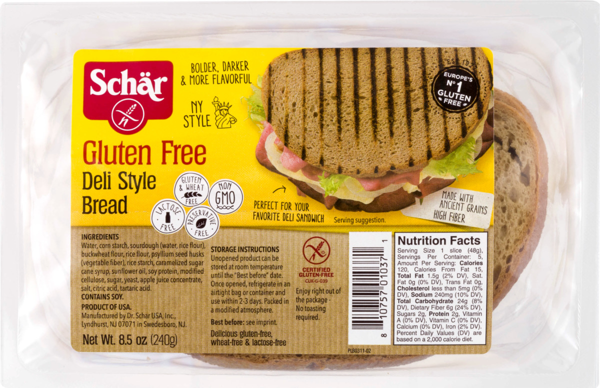 Schar Gluten Free Deli Style Bread Schar(810757010371) customers
