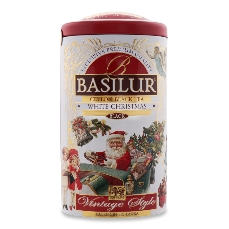 Чай Vintage Style Снiжне Різдво чорний 100г ж/б Basilur Tea