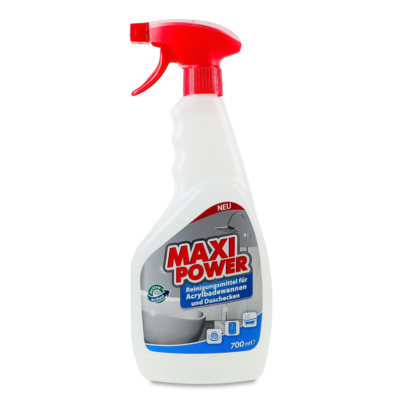 Засіб миючий д/акрилових ванн 700мл спрей Maxi Power