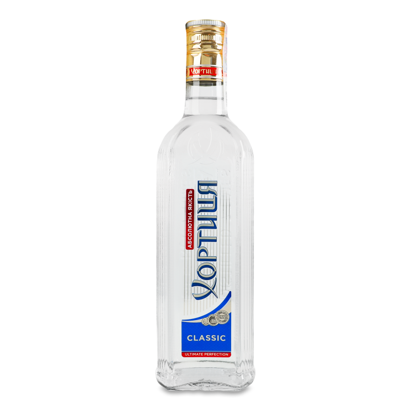 Горілка Нова класична 40% 0,5л штоф Хортиця