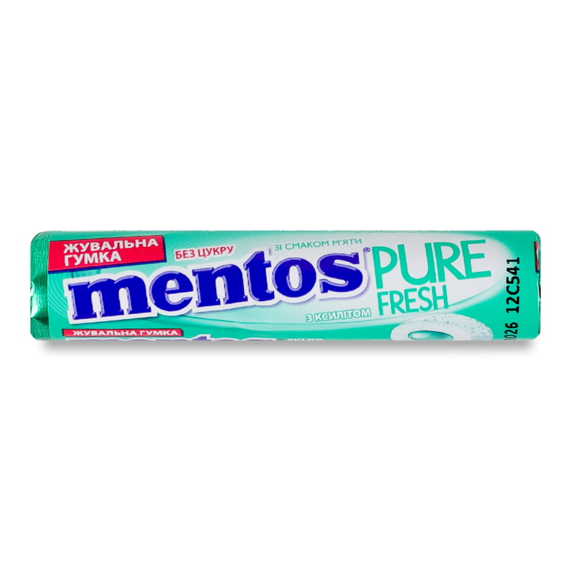 Гумка жувальна Pure fresh М’ята з ксилітом 15,75г Mentos