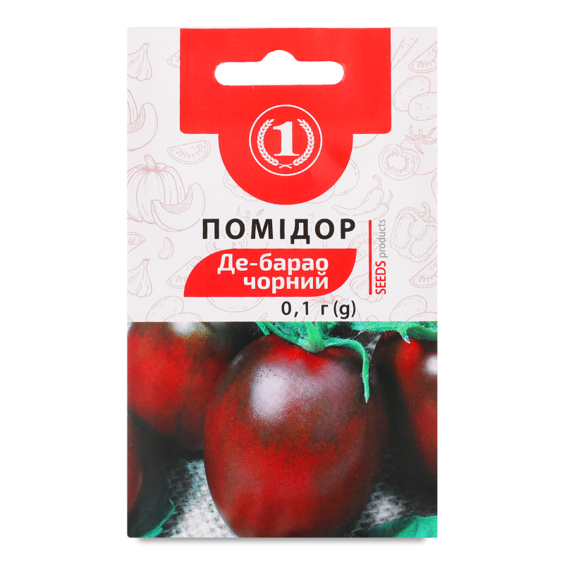 Насіння Помідор Де Барао чорний 0,1г ТМ “1”