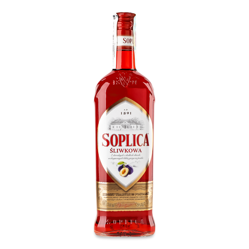 Лікер Слива 26% 0,5л Soplica