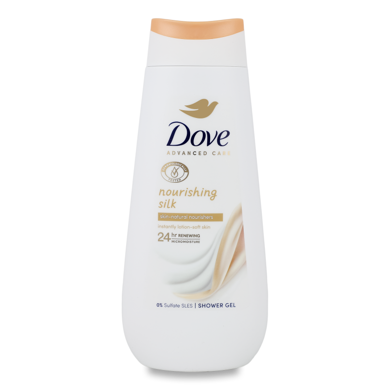 Гель д/душу Ніжний шовк  225мл Дав