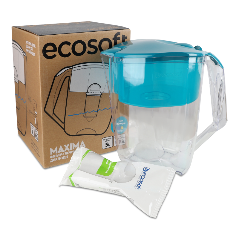 Фільтр-глечик д/води Максіма аква грін 3,5л Екософт