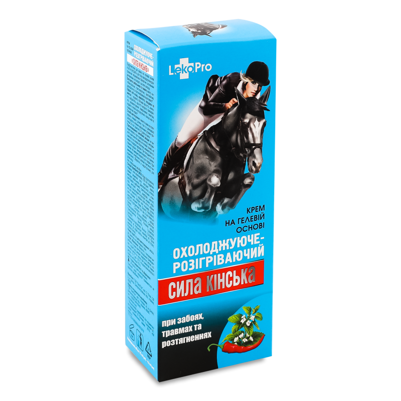 Крем-гель Сила коня Охолоджуюче-розігриваючий 75мл ЛекоПро
