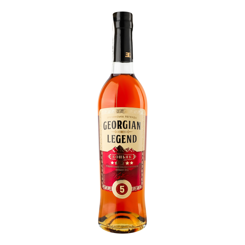 Коньяк 0.5л 40% ординарний 5 зірок Georgian Legend пл Georgian