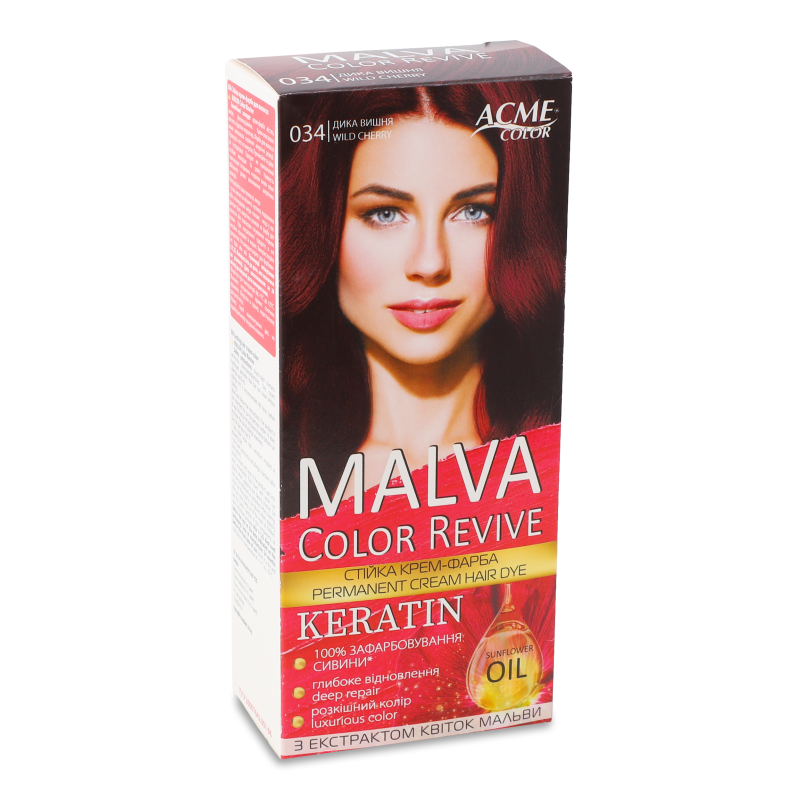 Крем-фарба д/волосся Color Revive 034 дика вишня Malva